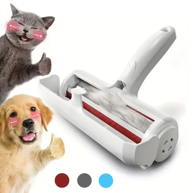 1PC Reusable Pet Hair Removal Mitts & Rollers for Cat & Dog-Self-Cleaning Lint Roller Set for Furniture Couch Carpet - Lintora