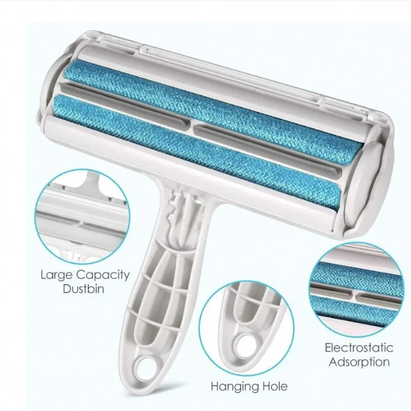 1PC Reusable Pet Hair Removal Mitts & Rollers for Cat & Dog-Self-Cleaning Lint Roller Set for Furniture Couch Carpet - Lintora