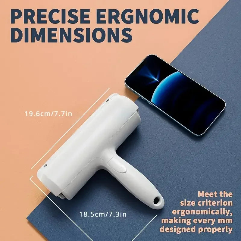 1PC Reusable Pet Hair Removal Mitts & Rollers for Cat & Dog-Self-Cleaning Lint Roller Set for Furniture Couch Carpet - Lintora